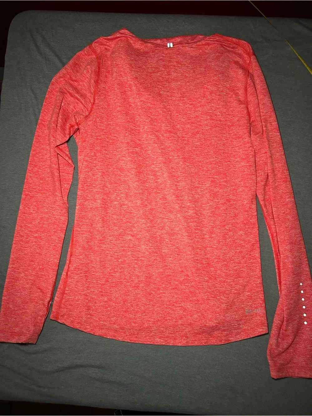 Nike Women's Heather Coral Half-Zip Pullover